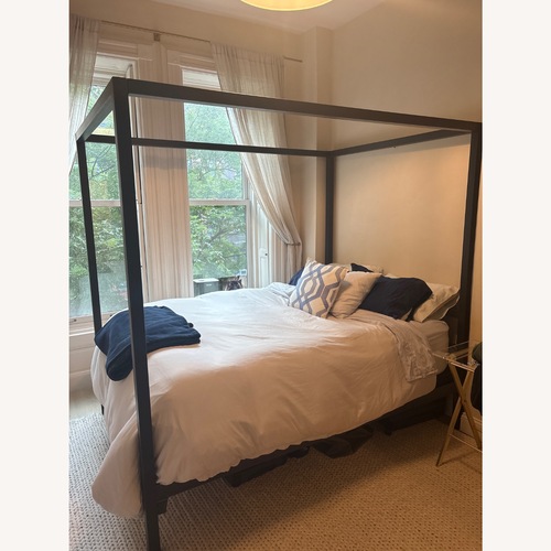 Used Room & Board Steel Canopy Bed for sale on AptDeco