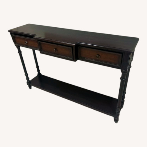 Used Vintage/Antique Dark Brown Wood Décor for sale on AptDeco