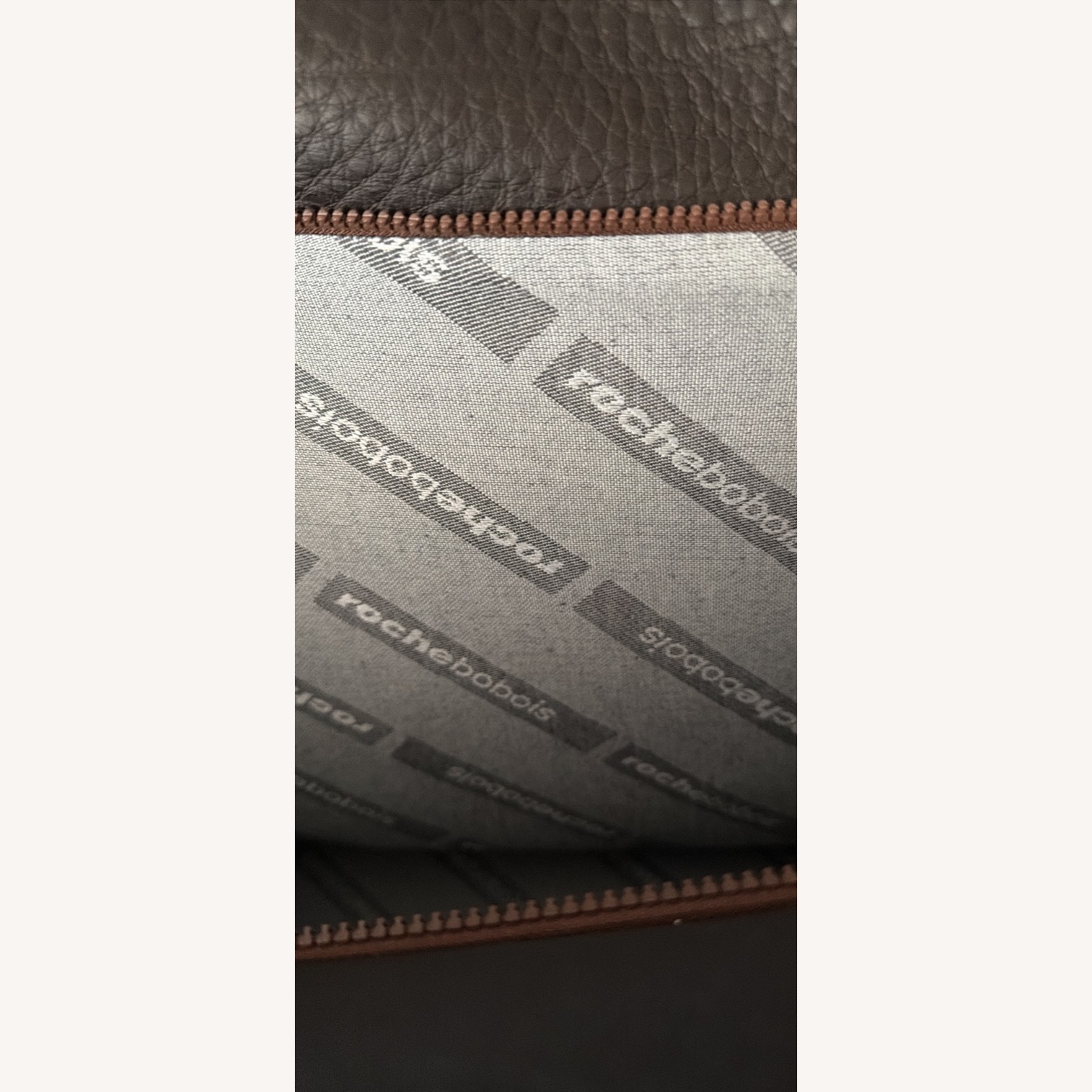 Roche Bobois Dark Brown Leather 2 Seater Sofa - image-6