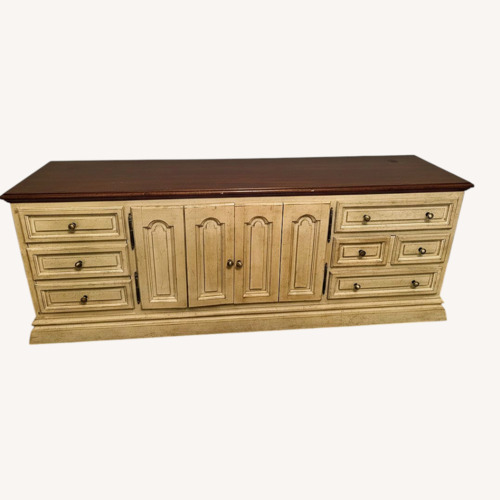 Used Solid Wood Credenza with Storage for sale on AptDeco