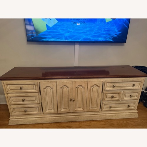 Used Solid Wood Credenza with Storage for sale on AptDeco