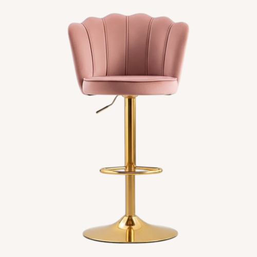 Used Wayfair Pink Velvet Stools for sale on AptDeco
