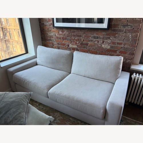 Used Restoration Hardware Light Gray 2 Seater Sofa for sale on AptDeco