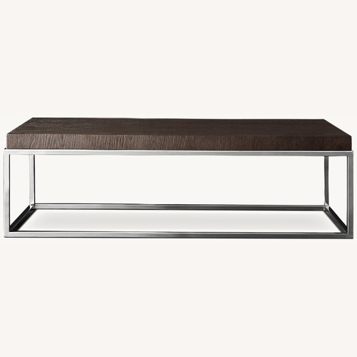 Used Restoration Hardware Nicholas Oak Coffee Table for sale on AptDeco