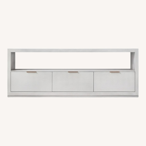 Used Restoration Hardware Clio Shagreen Media Console for sale on AptDeco