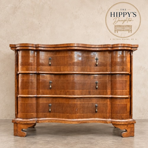 Used Etsy Light Brown Wood Dresser for sale on AptDeco