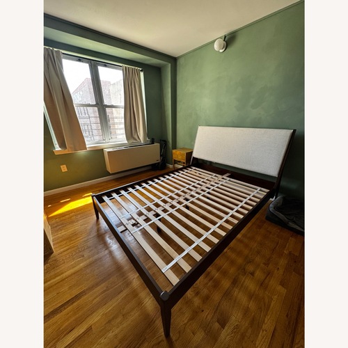 Used West Elm Wright Queen Bed (Upholstered) for sale on AptDeco