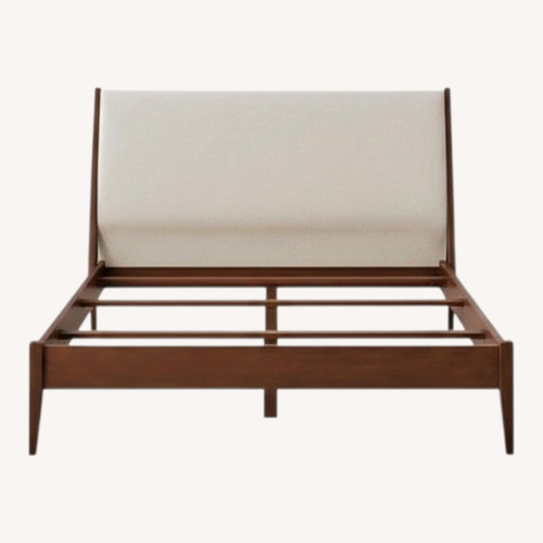 Used West Elm Wright Queen Bed (Upholstered) for sale on AptDeco