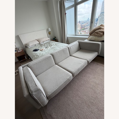 Used Blu Dot Bank 96" Light Gray Sofa for sale on AptDeco