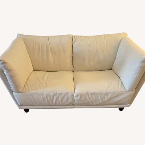 Used White 2 Seater Loveseat for sale on AptDeco