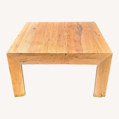 Used Light Brown Wood Coffee Table for sale on AptDeco