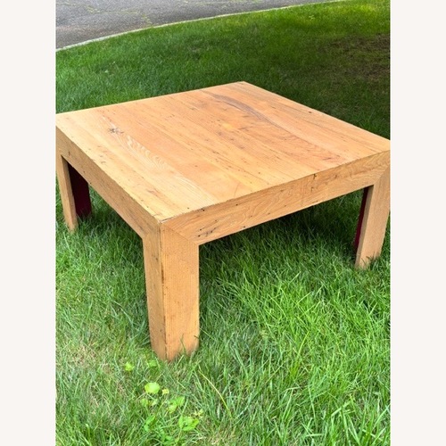 Used Light Brown Wood Coffee Table for sale on AptDeco