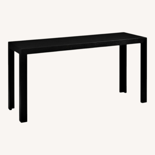 Used Room & Board Parsons Dark Brown Console Table for sale on AptDeco