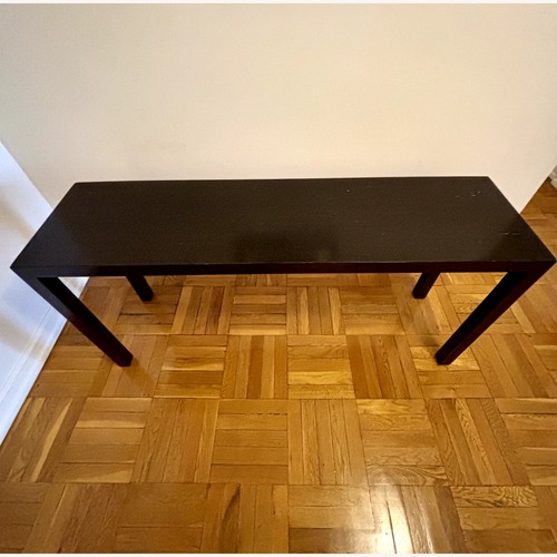 Used Room & Board Parsons Dark Brown Console Table for sale on AptDeco