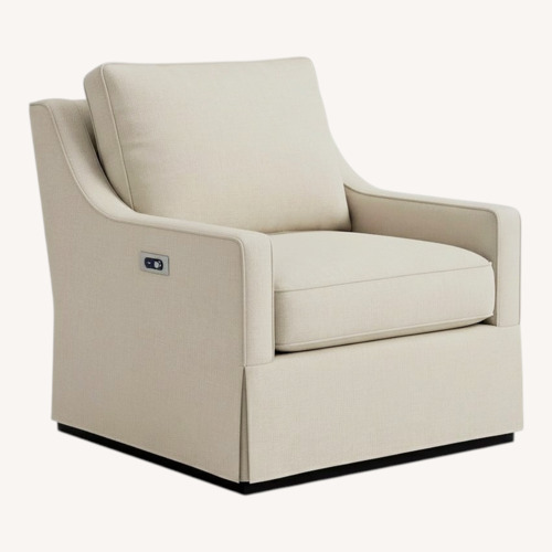 Used Arhaus Kipton Natural Cotton Chair and a Half for sale on AptDeco