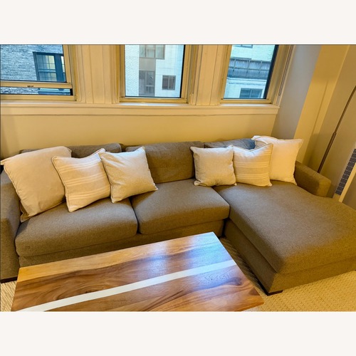 Used Room & Board Metro 120" Sofa + Left-Arm Chaise for sale on AptDeco