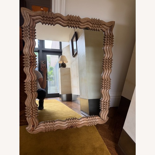 Used Natural Wood Wall Mirror for sale on AptDeco