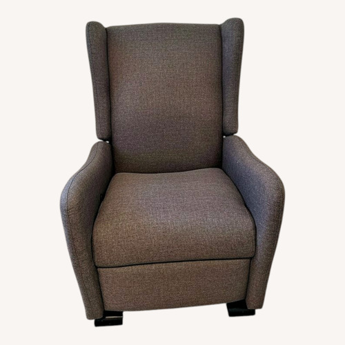 Used Dark Gray Fabric Nursing Chair for sale on AptDeco