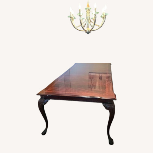 Used Vintage/Antique Dark Brown Dining Table for sale on AptDeco
