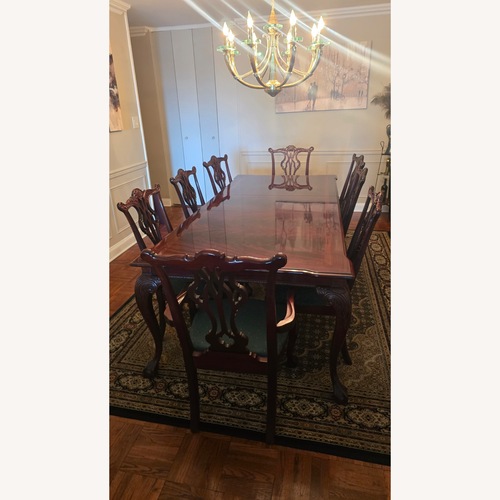 Used Vintage/Antique Dark Brown Dining Table for sale on AptDeco