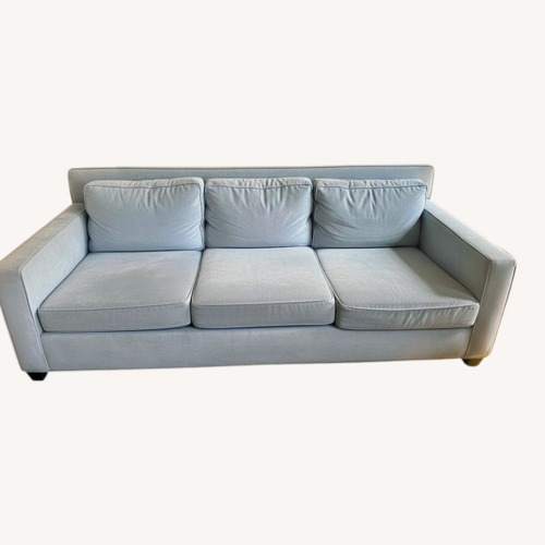 Used Blue Fabric 3+ Seater Sofa for sale on AptDeco