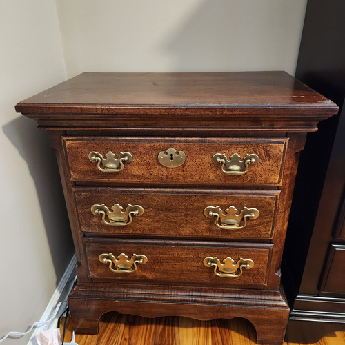 Used Dark Brown Wood Dresser for sale on AptDeco