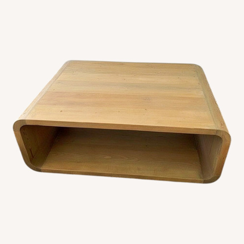 Used Solid Wood Oversized Coffee Table  for sale on AptDeco