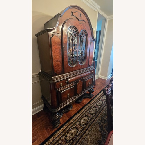 Used Dark Brown Wood Sideboard for sale on AptDeco