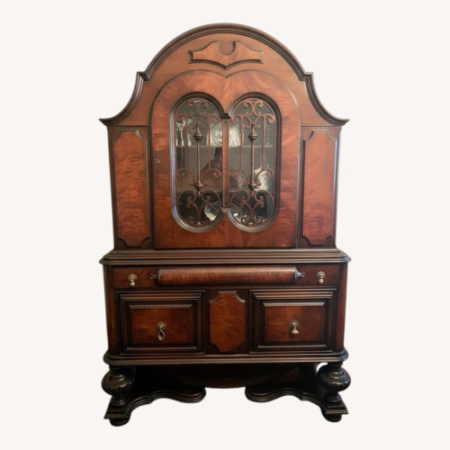 Used Dark Brown Wood Sideboard for sale on AptDeco