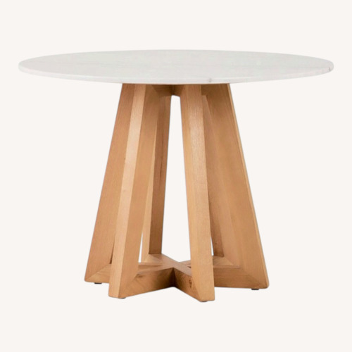 Used Four Hands Marble Dining Table for sale on AptDeco
