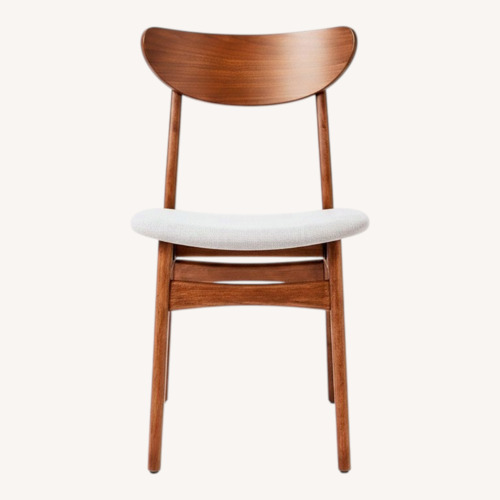 Used West Elm Light Brown Wood Dining Chair for sale on AptDeco