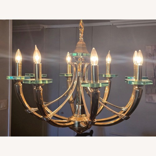 Used Gold Brass Ceiling Lamp for sale on AptDeco