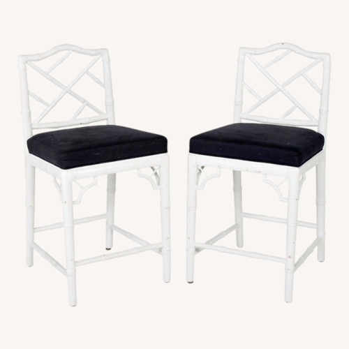Used Jonathan Adler Chippendale Counter Stools for sale on AptDeco