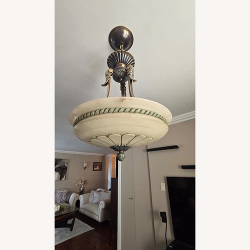 Used Natural Brass Ceiling Lamp for sale on AptDeco
