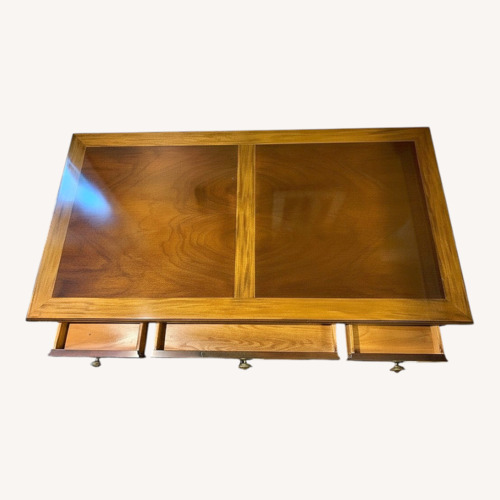 Used Louis XVI Walnut Writing Table & Armchair for sale on AptDeco