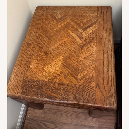 Used Light Brown Wood Coffee Table for sale on AptDeco