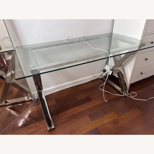 Used Pottery Barn Ava Metal Desk for sale on AptDeco