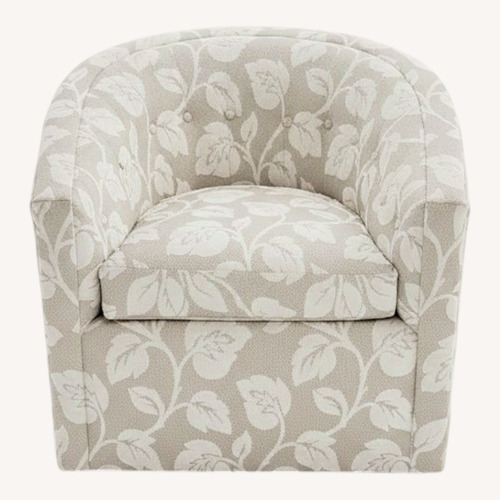 Used Robert Allen Design Natural Fabric Accent Chair for sale on AptDeco