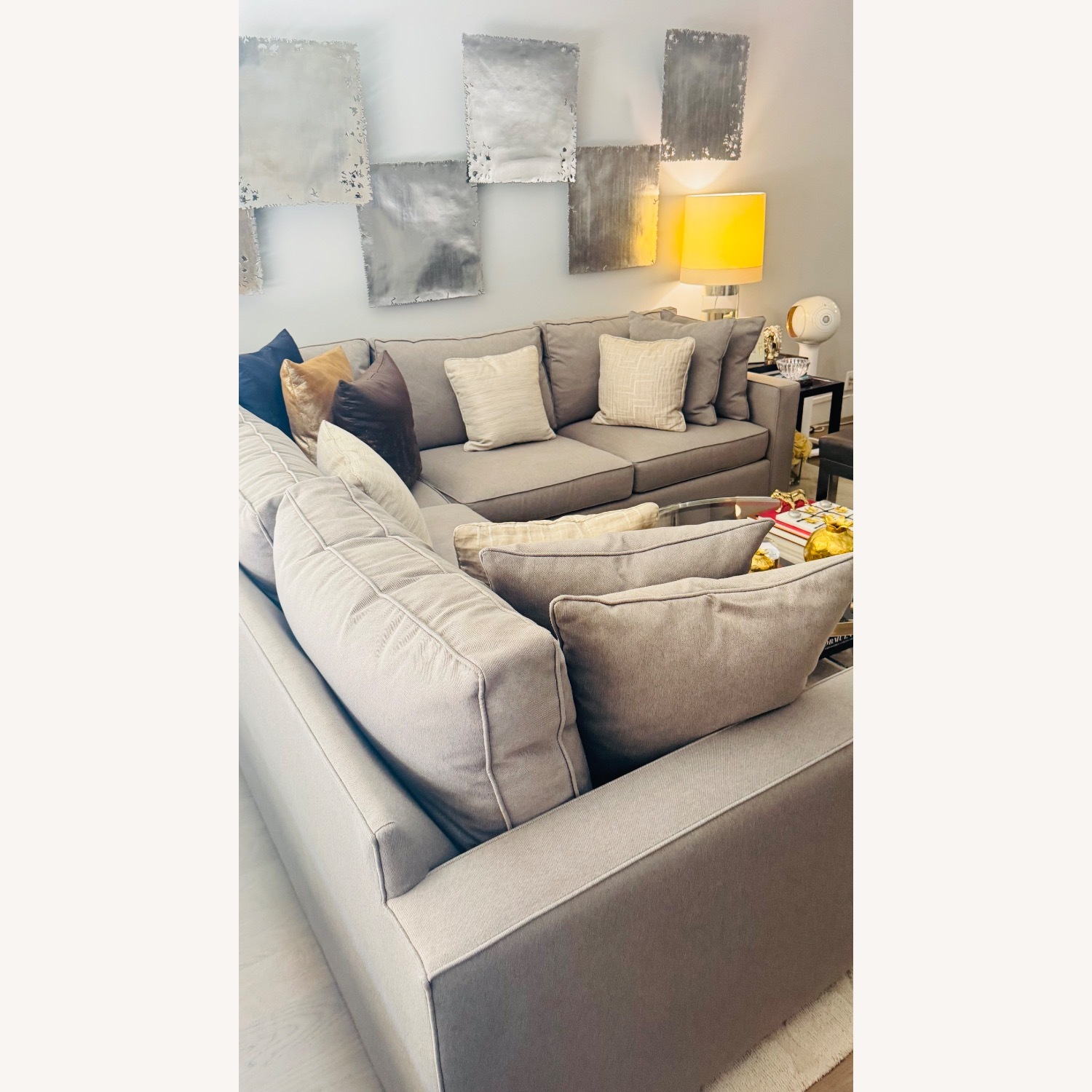 Room & Board Light Gray 3+ Piece Sectional - image-2