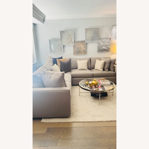 Used Room & Board Light Gray 3+ Piece Sectional for sale on AptDeco