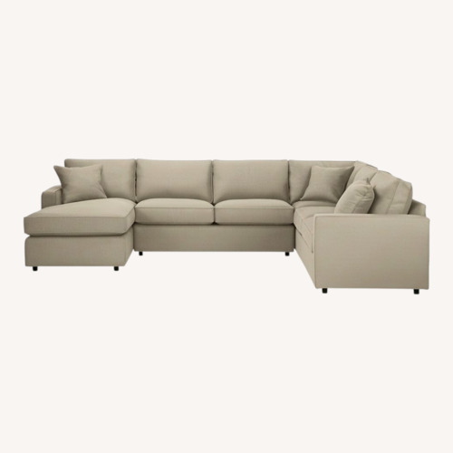 Used Room & Board York Light Gray 3+ Piece Sectional for sale on AptDeco