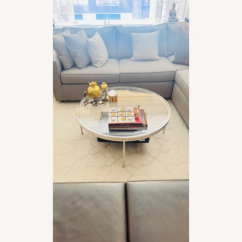 Used Room & Board York Light Gray 3+ Piece Sectional for sale on AptDeco