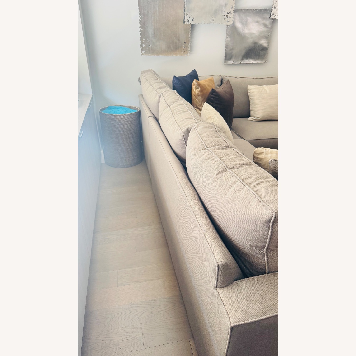 Room & Board York Light Gray 3+ Piece Sectional - image-2