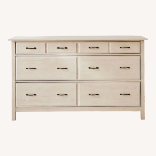 Used Pottery Barn Kids White Wood Changing Table for sale on AptDeco