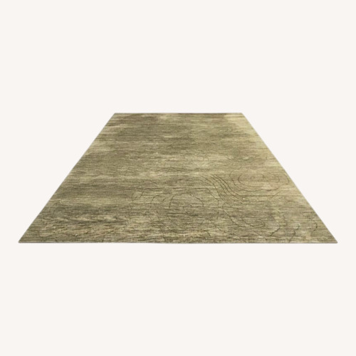 Used Michaelian & Kohlberg Green Area Rug 8' x 10' for sale on AptDeco
