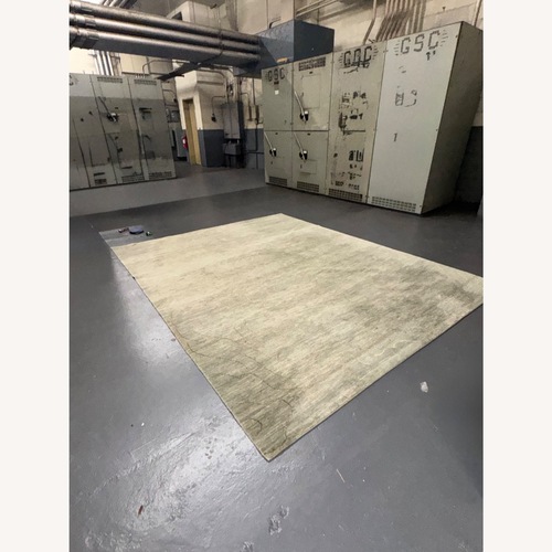 Used Michaelian & Kohlberg Green Area Rug 8' x 10' for sale on AptDeco