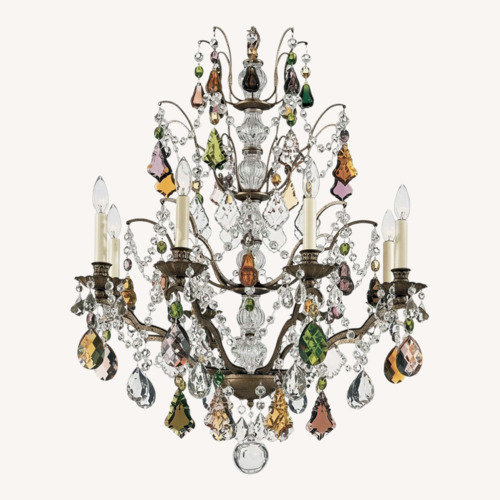 Used Schonbek Heirloom Bronze Bordeaux Chandelier for sale on AptDeco