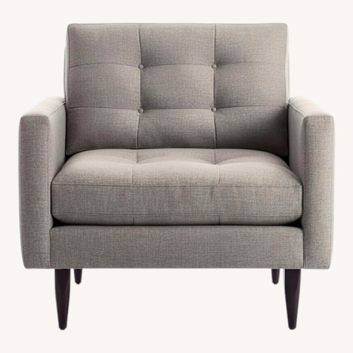 Used Crate & Barrel Petrie Dark Gray Petrie Armchair for sale on AptDeco