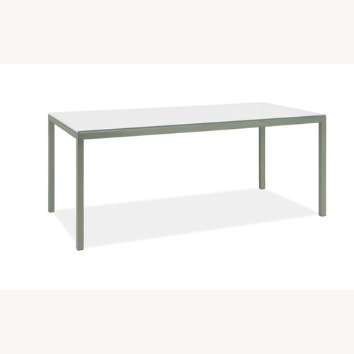 Used Room & Board Parsons Dining Room Table + Chairs for sale on AptDeco