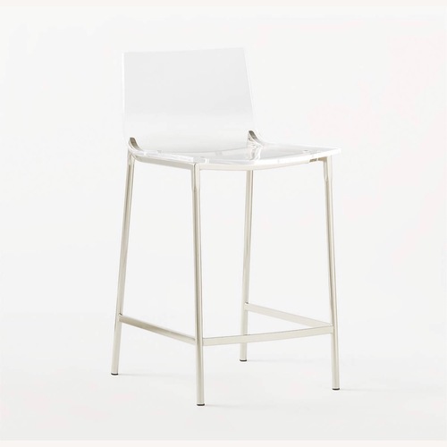 Used CB2 Chiaro Acrylic Counter Stool for sale on AptDeco